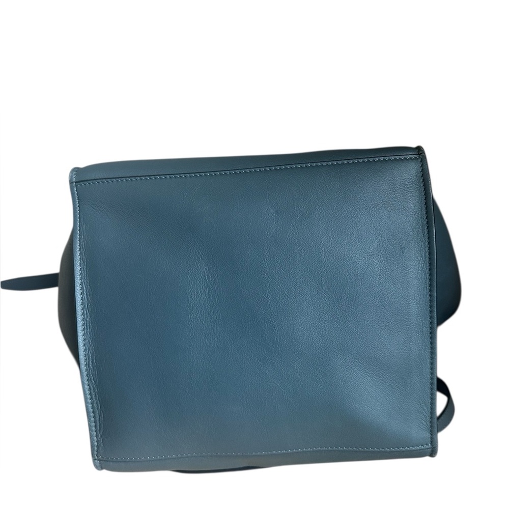Celine big bag blue gray leather bag - Picture 7 of 10